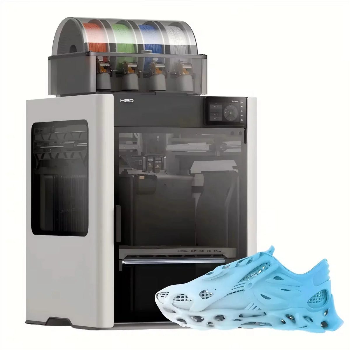 【2026工业级首选】H2D AMS Combo 3D 打印机：350mm 大尺寸与双喷头高速打印 FAQ
