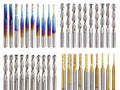 40pcs End Mills CNC Router Bits Set 1/8 inch Shank