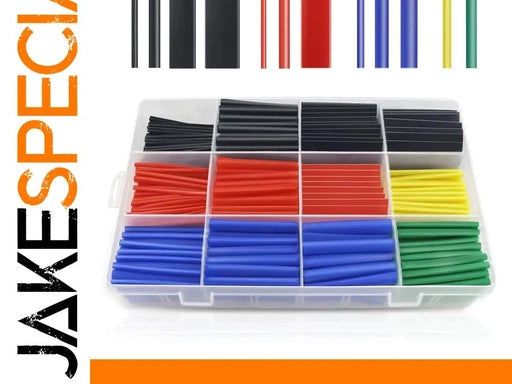 Heat Shrink Tubing Kit 560pcs 2:1 Ratio Polyolefin
