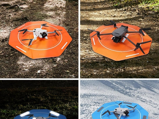 FPVtosky Nighttime Reflective Drone Landing Pad Waterproof PU Leather