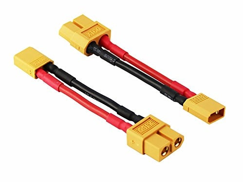 XT60 Female to XT30 Male Adapter Cable (3 Pack)