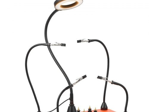 Helping Hands Soldering Station with Magnifying Glass
