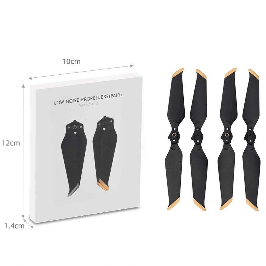 库存现在原装Mavic 2专业变焦8743 2低噪音降低风扇螺旋桨2无人机无人机零件
