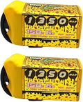 CNHL Speedy Pizza 1350mAh 6S Lipo Battery 22.2V 150C with XT60 Plug for FPV Racing Rc Quadcopter Helicopter Airplane (2 Packs)