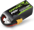 OVONIC 4s Lipo Battery 100C 1550mAh 14.8V Lipo Battery with XT60 Connector for RC FPV Racing Drone Quadcopter