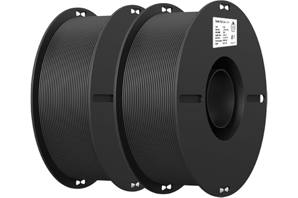 Creality 3D Printer Filament, PLA Filament 1.75mm Bundle 2Kg for 3D Printing,
