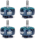 XING2 2207 1855KV 3-6S / 2755KV 3-5S Brushless FPV Motor for IFlight with 5mm Titanium Alloy Shaft for 5.1inch Propeller RC FPV Drones (4pcs 2207 1855kv)