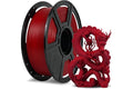 FLASHFORGE Rapid PLA Filament 1.75mm Ruby Red, 500mm/s High Speed Printing, 3D