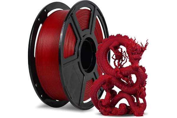 FLASHFORGE Rapid PLA Filament 1.75mm Ruby Red, 500mm/s High Speed Printing, 3D