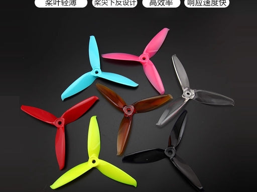 Gemfan Flash 5152 Tri-Blade 5 Inch High Efficiency Props (16pcs)