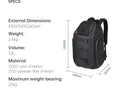 FPV Drone Backpack with Modular Dividers