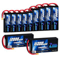 Socokin 4S 5200mAh 80C LiPo Battery Hard Case with XT60 (2-Pack)