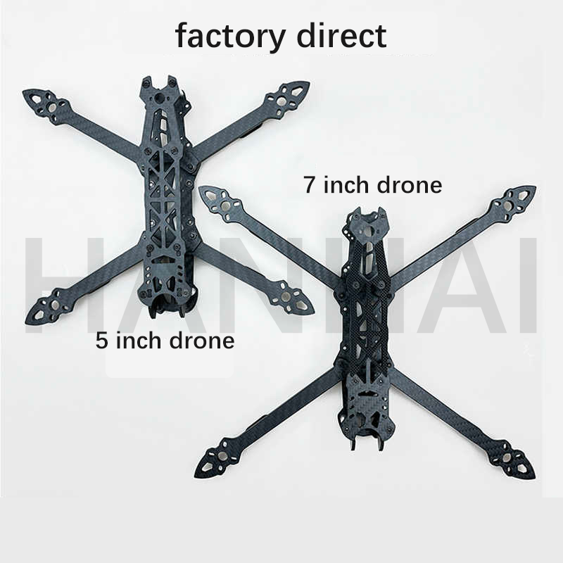 Hskrc Mark4 5/6/7英寸295毫米轴距遥控FPV自由式赛车无人机框架套件四轴飞行器FPV无人机零件FPV系统定制