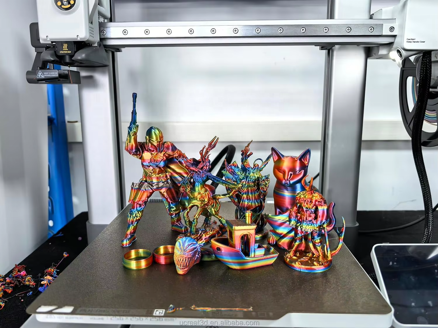 Original A1 Combo 3D Printer High-Speed Multi-Color AMS Fully Auto Leveling Industrial Model Making FDM 3D Printer