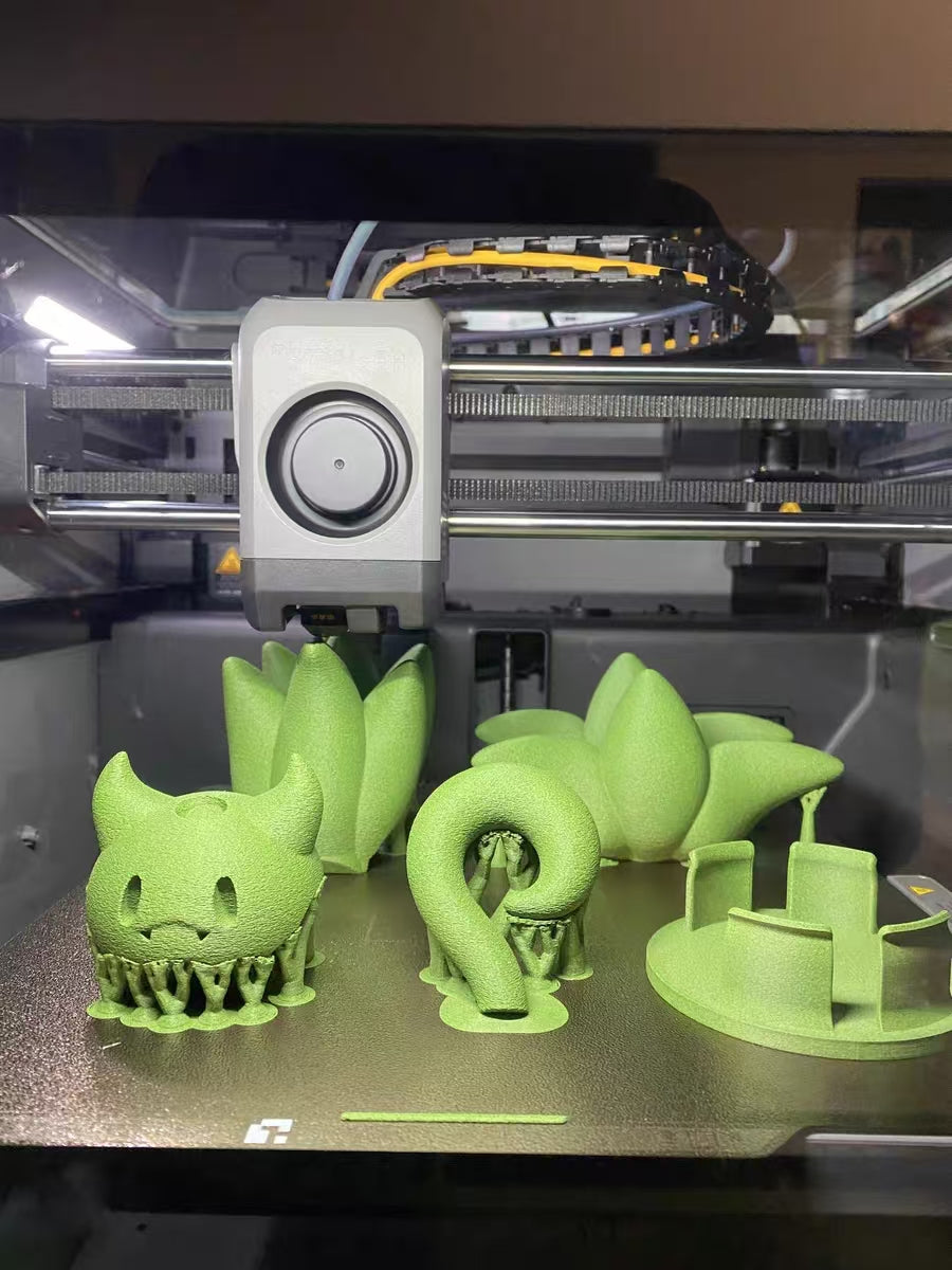 AI P2S 3D Automatic New PLA Fast Print Speed 600mm/s Desktop Closed Core FDM Multicolor High-speed 3D Printer Large Screen