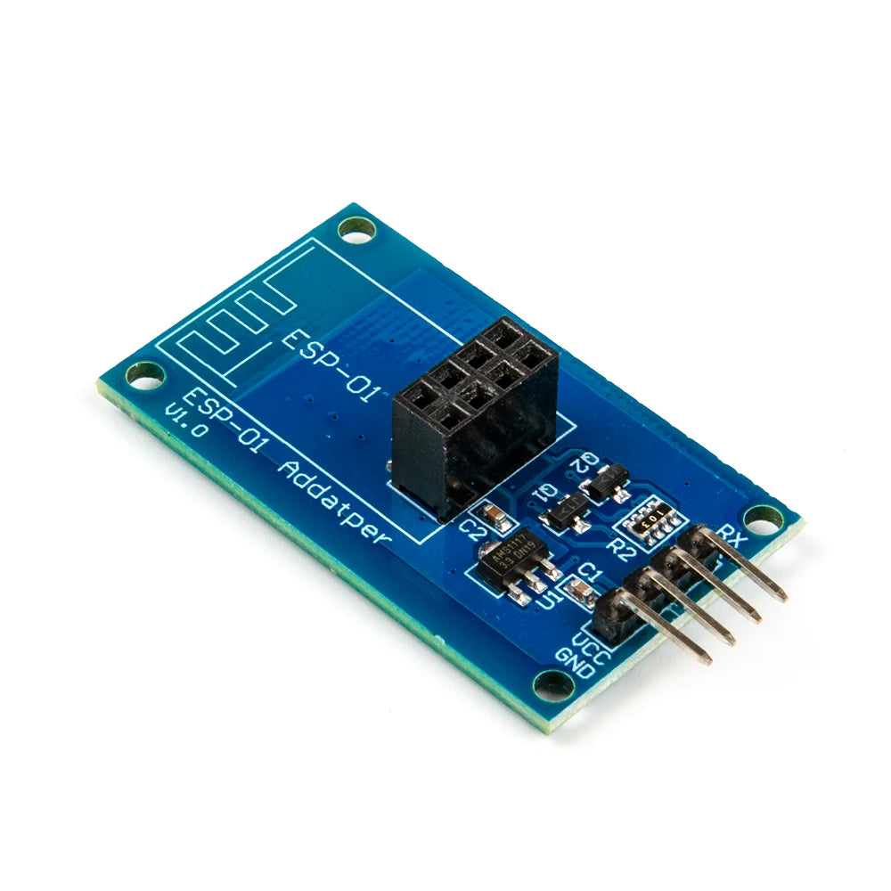 ESP8266 ESP-01 Serial WiFi Wireless Module | 3.3V-5V Adapter for Arduino & IoT