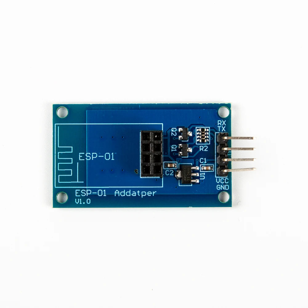 ESP8266 ESP-01 Serial WiFi Wireless Module | 3.3V-5V Adapter for Arduino & IoT