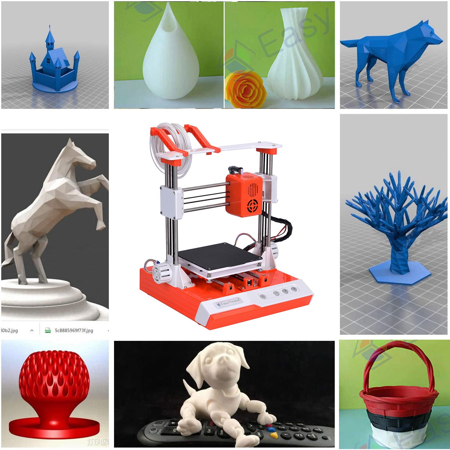 K1 Wholesale Desktop 3D Printer Machine for Human Figure 3D Printer Toy Car Model Home Use Mini 3D Printer Toys Silicone Mold