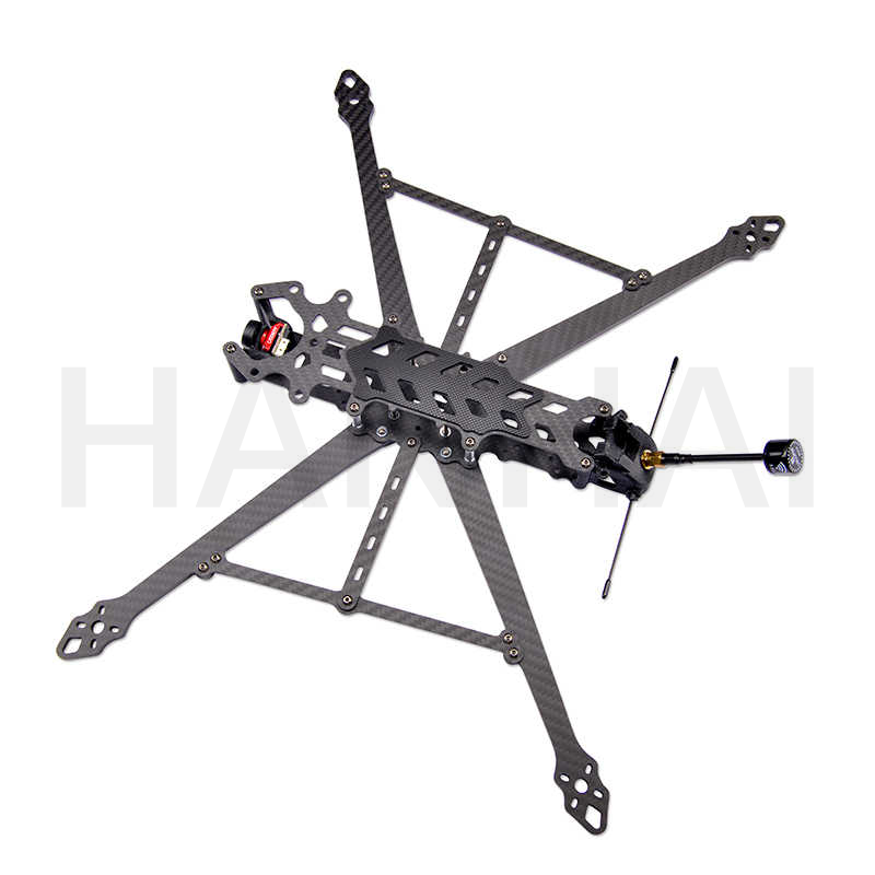 浩业遥控可定制7/10英寸FPV无人机框架套件碳纤维材料，易于维护可定制功能无人机框架