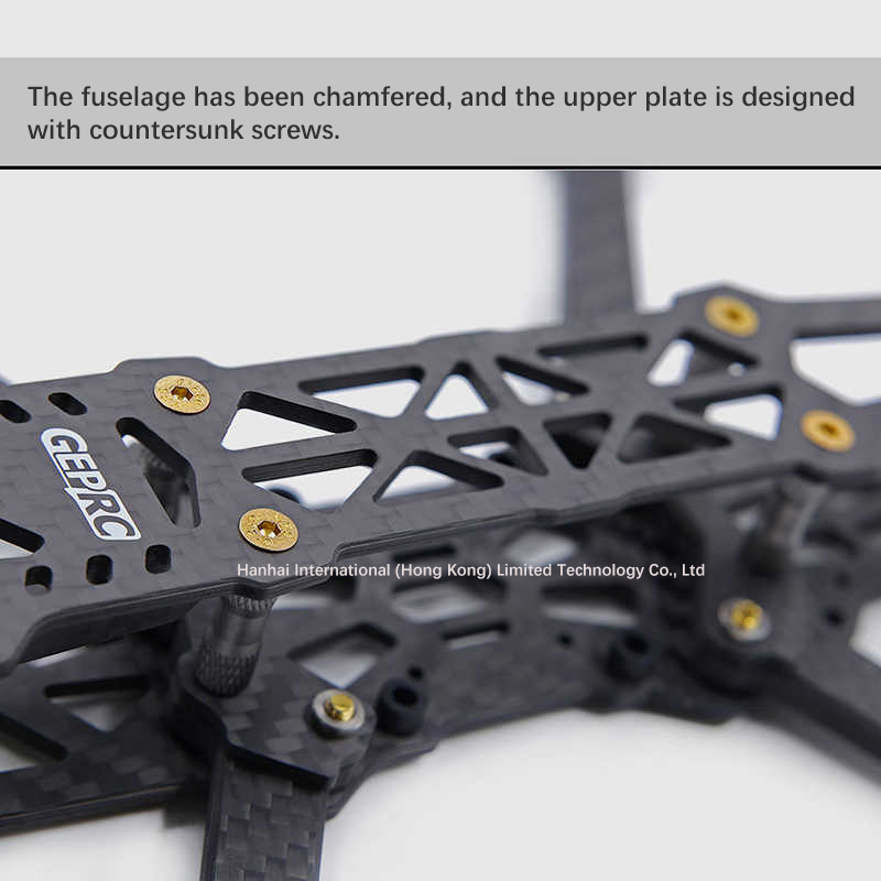 GEPRC Mark4 5英寸225毫米/6英寸260毫米/7英寸295毫米5毫米臂FPV赛车无人驾驶四轴飞行器自由式框架H型轻质