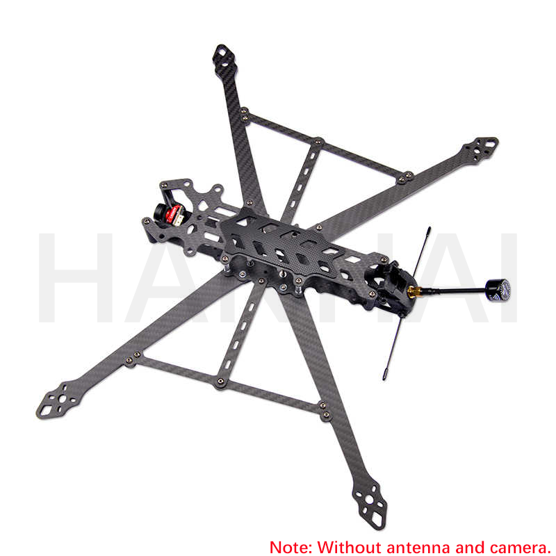 浩业遥控可定制7/10英寸FPV无人机框架套件碳纤维材料，易于维护可定制功能无人机框架