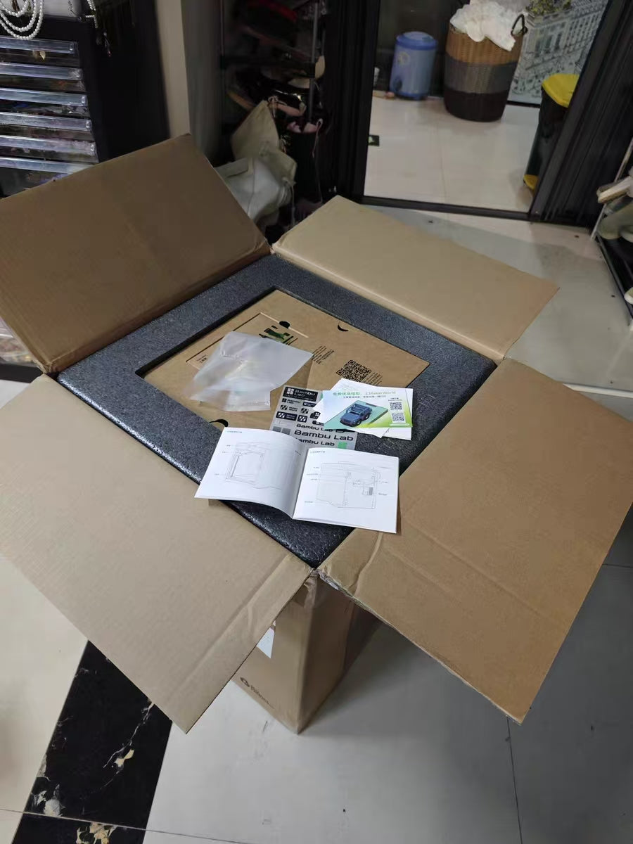 AI P2S 3D Automatic New PLA Fast Print Speed 600mm/s Desktop Closed Core FDM Multicolor High-speed 3D Printer Large Screen
