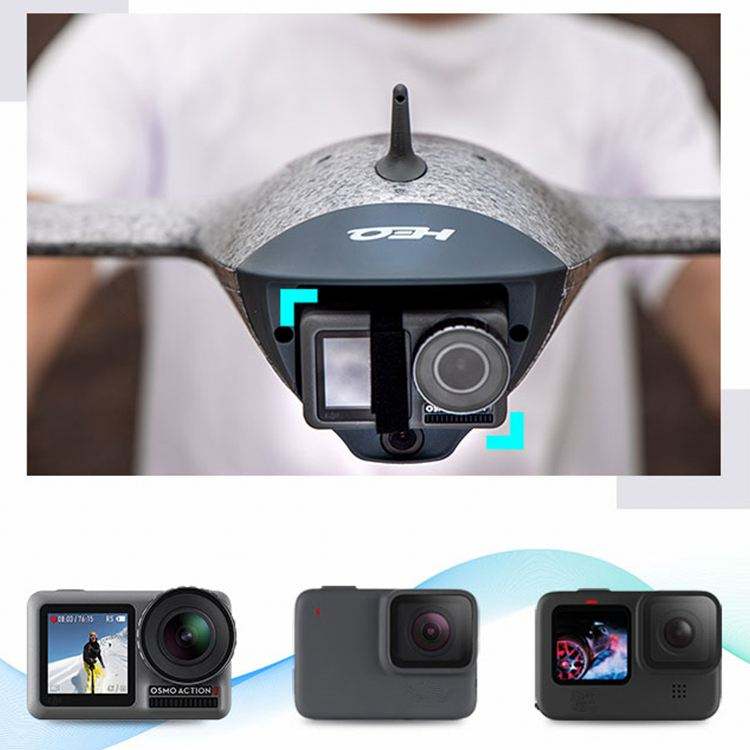 天鹅K1专业新技术固定翼无需舵垂直起飞着陆专业迷你无人机2021 FPV赛车无人机