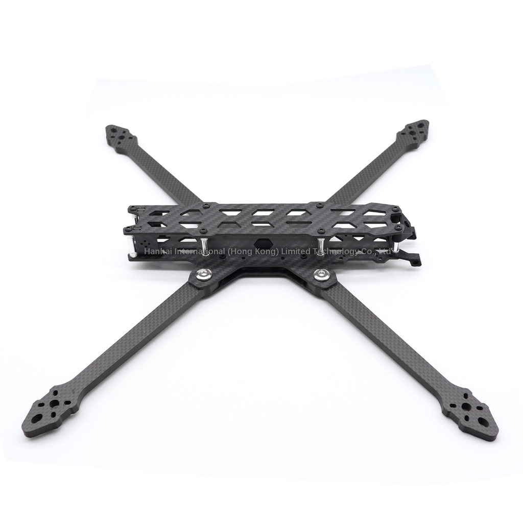 LX10 V2 10英寸框架FPV横移机碳纤维轴距405毫米，适用于成人5.8g 1.6W赛车无人机框架，适用于整个单元
