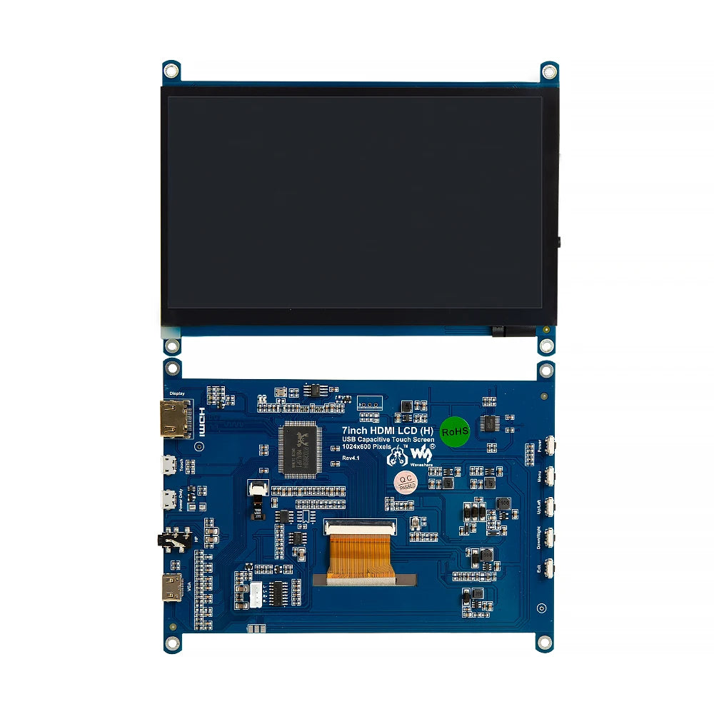 Waveshare 7-Inch IPS Touch Display | 1024x600 Capacitive Touchscreen for Pi