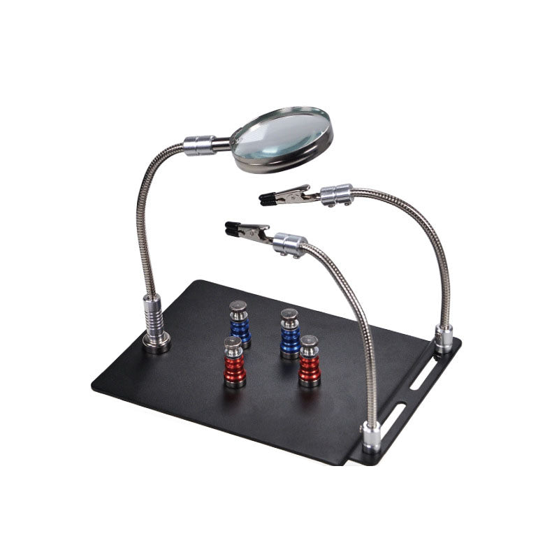Kaisiking 6-Arm Helping Hands Soldering Station with Silicone Mat