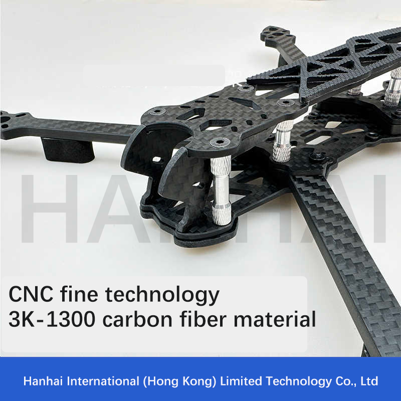 Hskrc Mark4 5/6/7英寸295毫米轴距遥控FPV自由式赛车无人机框架套件四轴飞行器FPV无人机零件FPV系统定制