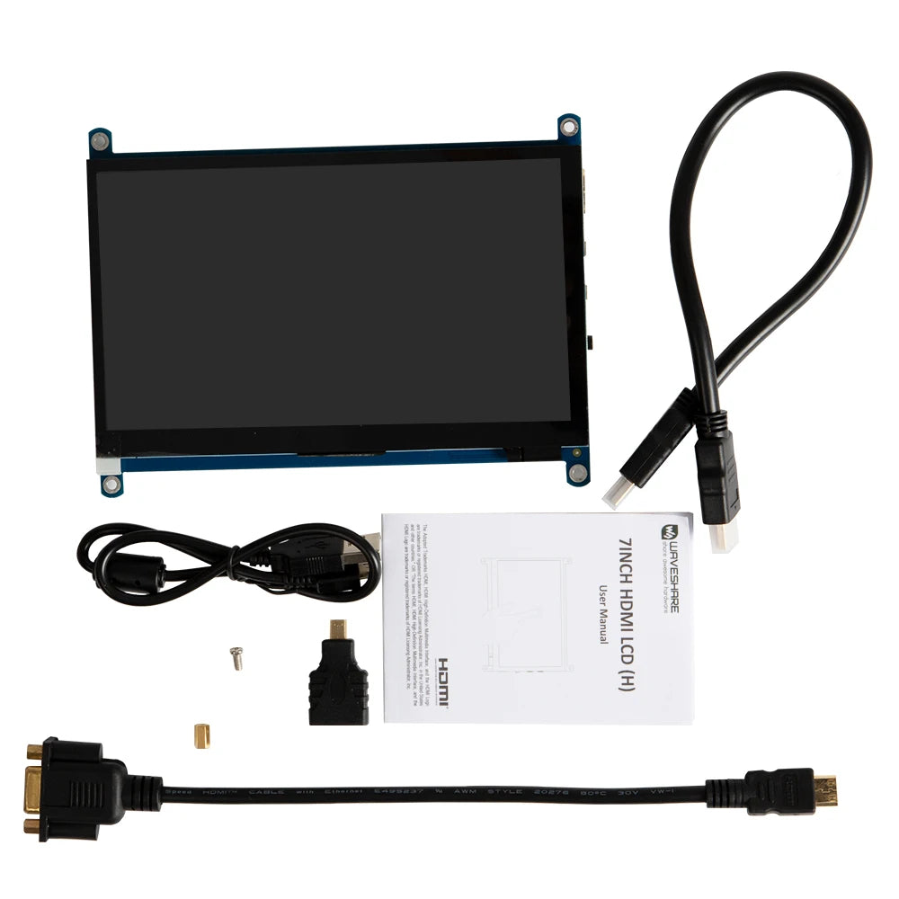 Waveshare 7-Inch IPS Touch Display | 1024x600 Capacitive Touchscreen for Pi