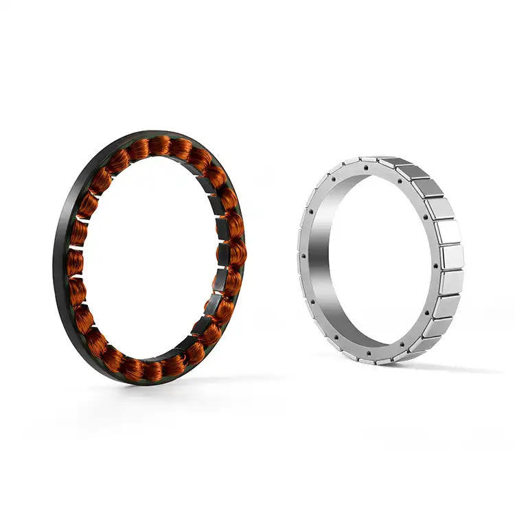 48VDC 无框力矩无刷直接驱动机器人电机 IE4 效率，适用于外骨骼、工业、家用电器、风扇