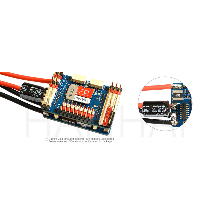 MATEK系统H743-WLITE飞行控制器内置OSD 2-6S LiPo Lite ArduPilot INAV，用于遥控FPV无人机，而不是F765-WSE MicroSD