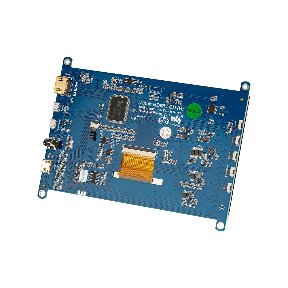 Waveshare 7-Inch IPS Touch Display | 1024x600 Capacitive Touchscreen for Pi