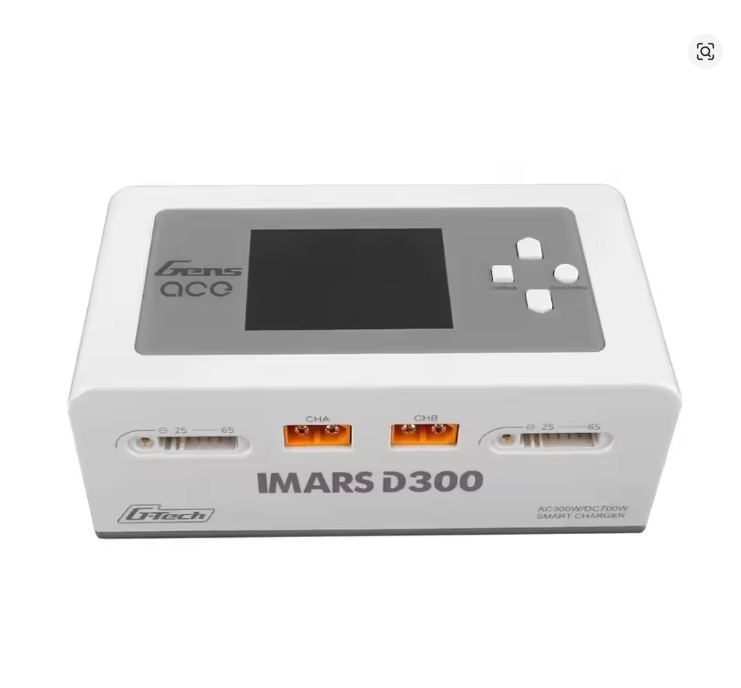 Gens Ace Imars D300 G-Tech Smart Dual Lipo Balance Charger AC 300W DC 700W