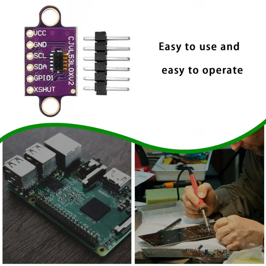 GY-VL53L0XV2 Time of Flight (ToF) Distance Sensor | High-Precision Serial PWM