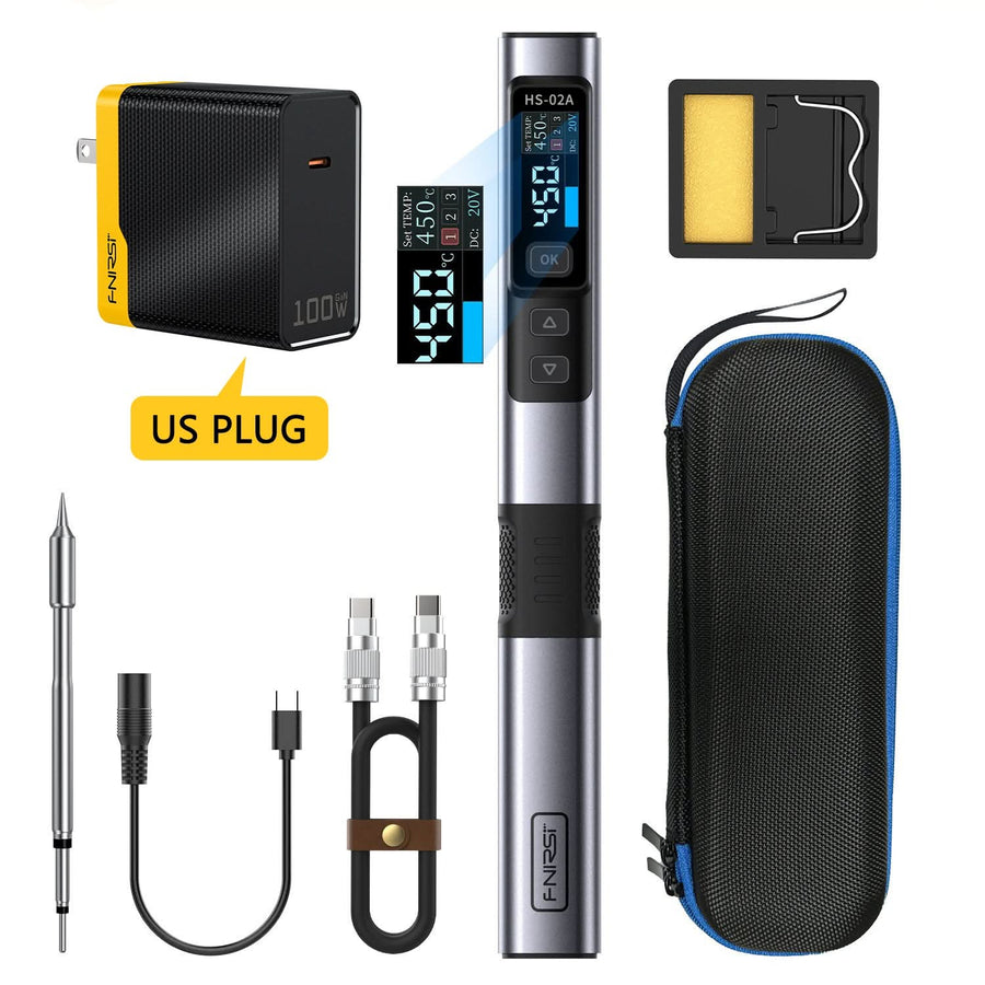 EasyWox C210 Portable Soldering Iron Kit - 7s Fast Heating Smart Iron