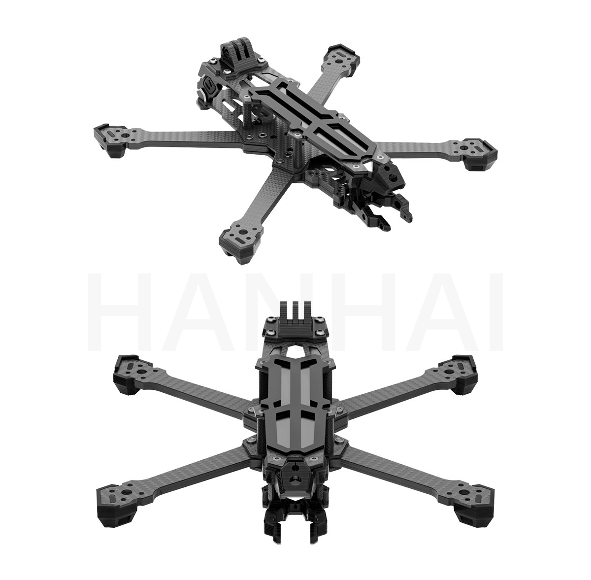 GEPRC GEP-Vapor-X5 X6框架5英寸03空气单元DIY FPV赛车无人机配件遥控无人机硬质和耐撞性碳纤维