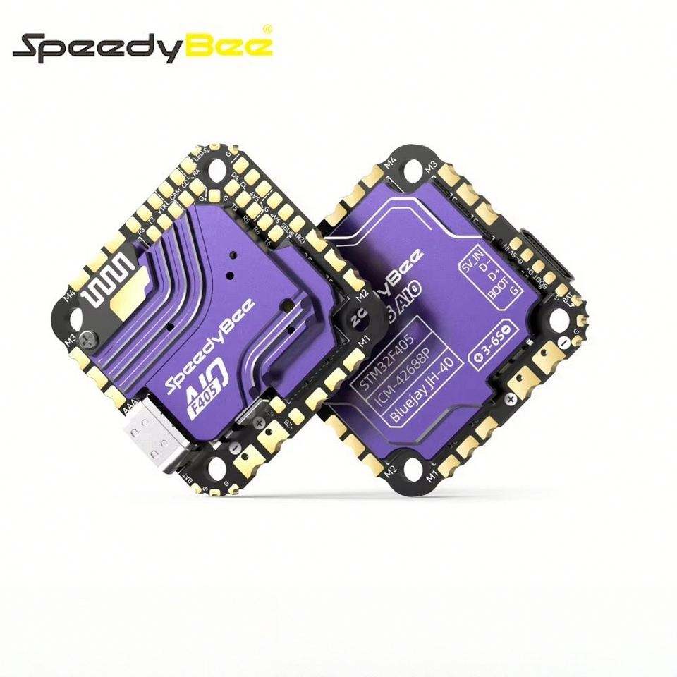 SpeedyBee F405 AIO 40A Blue-jay 25.5x25.5飞行控制器ICM-42688陀螺仪FPV Lipo电池ESC新SPA06-003气压计