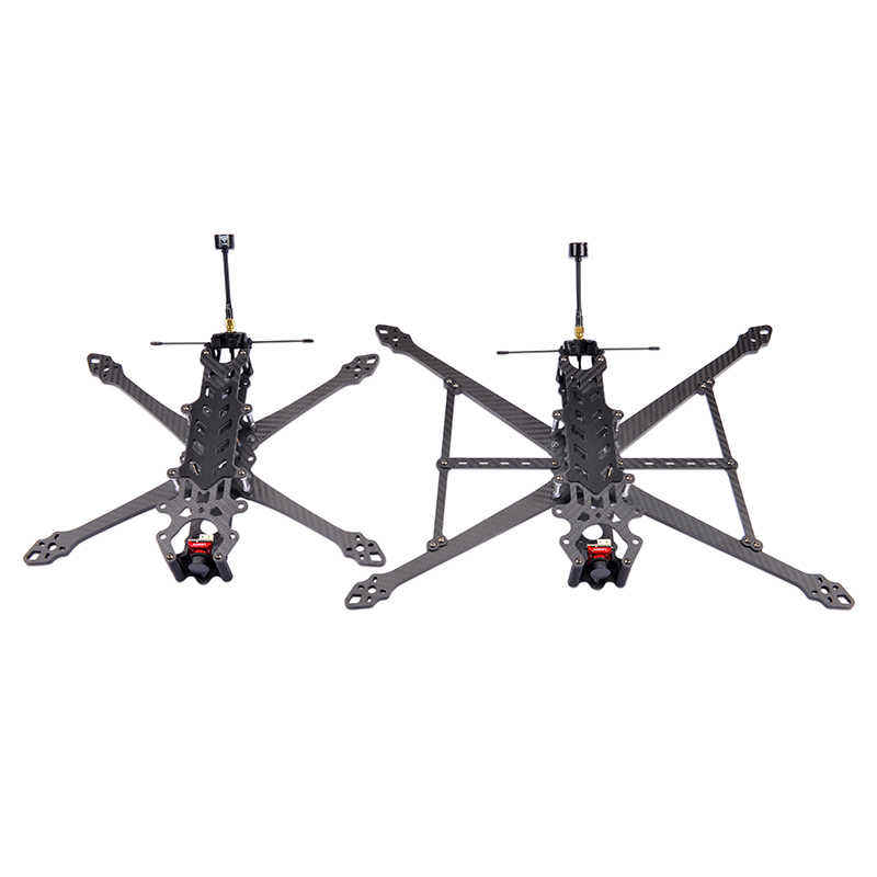 浩业遥控可定制7/10英寸FPV无人机框架套件碳纤维材料，易于维护可定制功能无人机框架