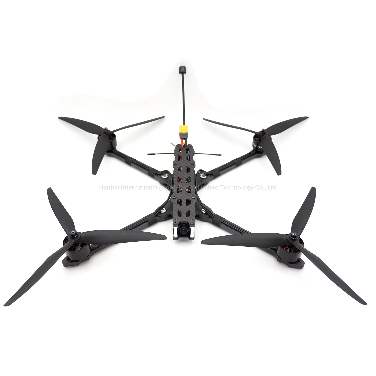 LX10 V2 10英寸框架FPV横移机碳纤维轴距405毫米，适用于成人5.8g 1.6W赛车无人机框架，适用于整个单元