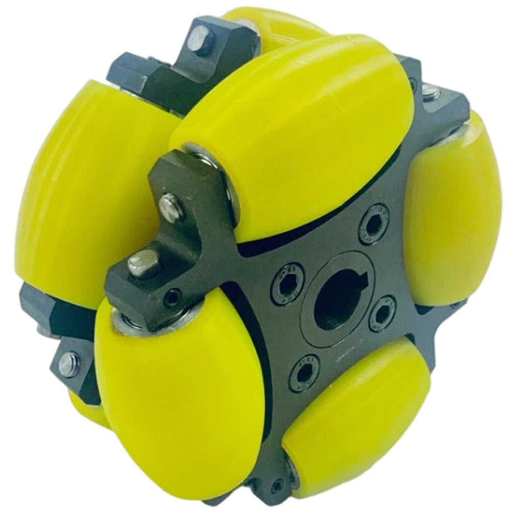 6-Inch Industrial Omni-Directional Mecanum Wheel - Heavy Duty (200kg Load)
