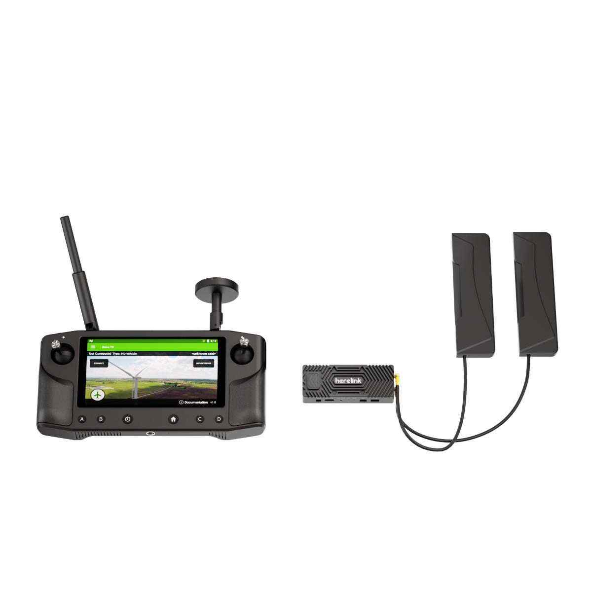 热十六进制Herelink V1.1遥控器QGC Mavlink支持ArduPilot PX4 Airunit无线数字传输系统FPV零件