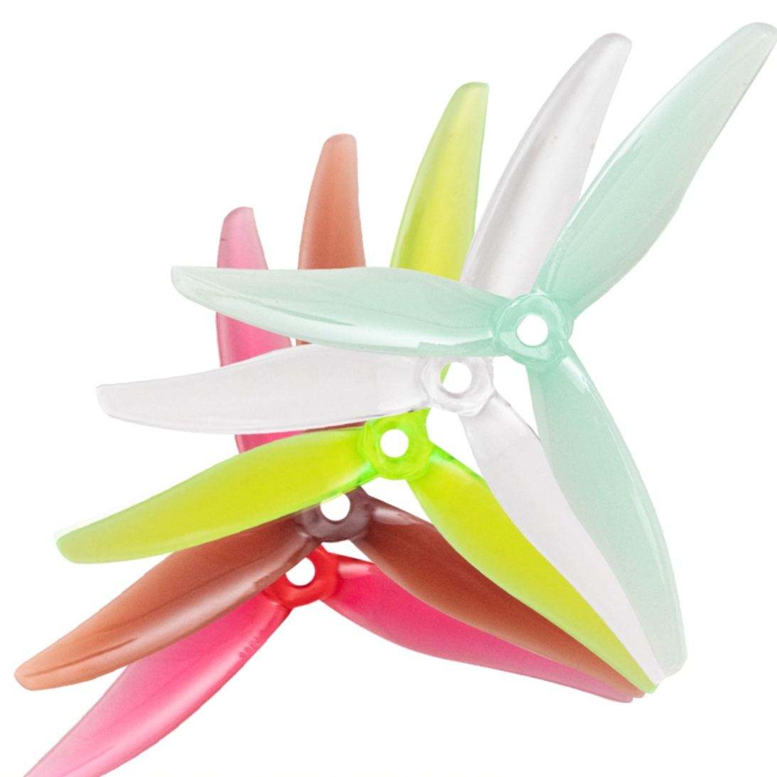 Gemfan飓风51366 MCK ReV3 5英寸赛车无人机零件2CW + 2CCW穿越器螺旋桨RC零件 & Accs 3叶片螺旋桨