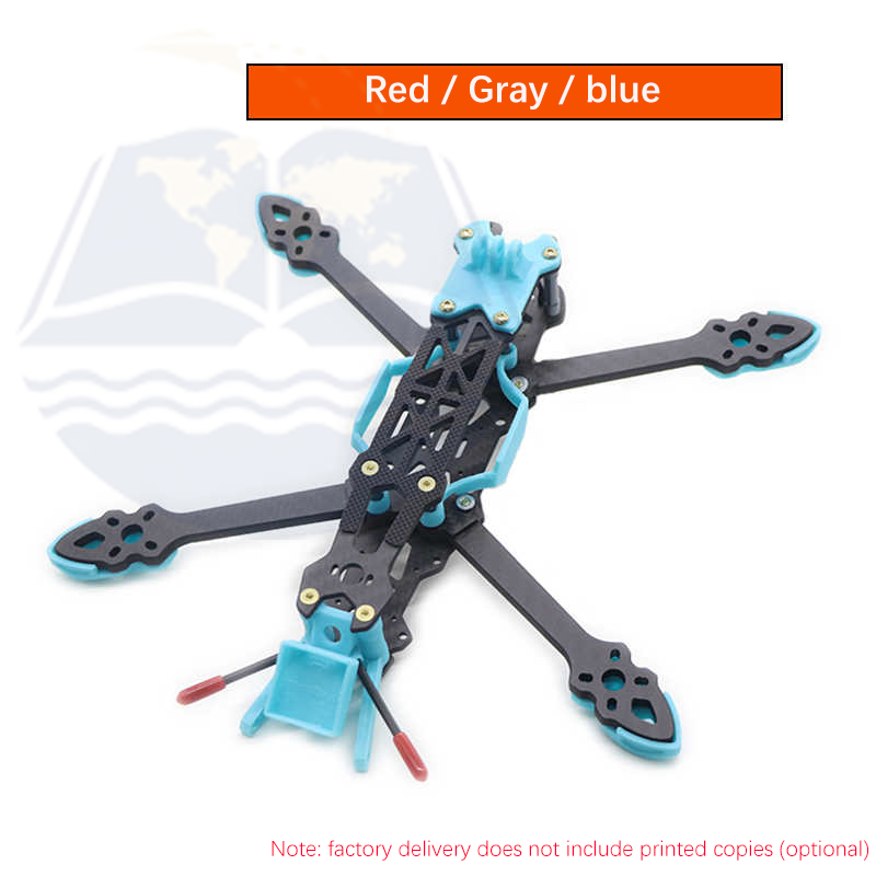 PFLY HTX411 4轴11英寸FPV赛车无人机框架3k碳纤维四轴飞行器，带电机遥控伺服系统，用于男孩自由式飞行