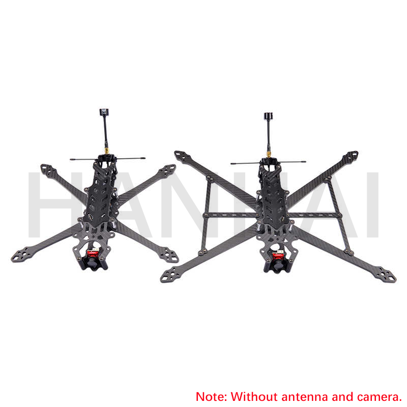 浩业遥控可定制7/10英寸FPV无人机框架套件碳纤维材料，易于维护可定制功能无人机框架