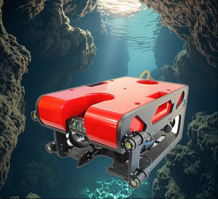 6t水下机器人350米防水深度4k高清网络泥水云台凸轮，高可扩展性-用于安全/打捞