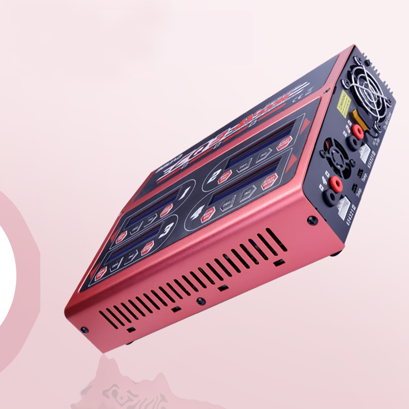 电动汽车峰值CQ3充电器4*100W 10A 1-6S平衡充电器TX60 JST-XH适配器板，用于LiPo NiMH NiCd锂电池遥控汽车混合动力