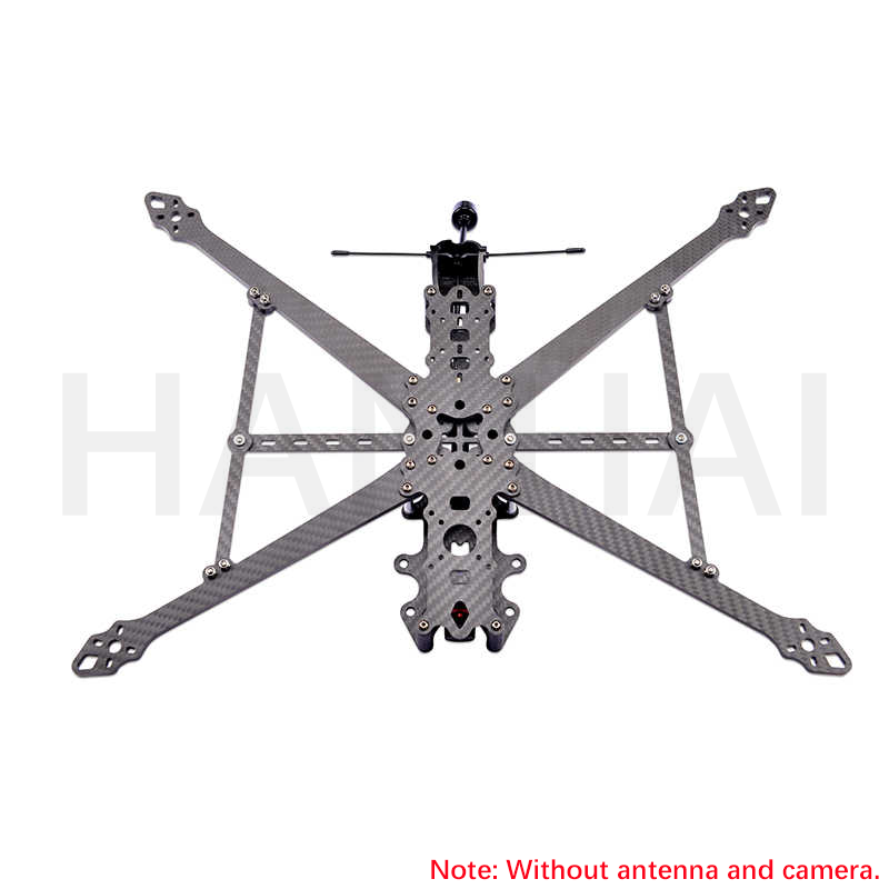 浩业遥控可定制7/10英寸FPV无人机框架套件碳纤维材料，易于维护可定制功能无人机框架